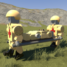 Stretcher Transport Desert Worms by Uncle T
