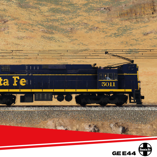 GE E44 Santa Fe