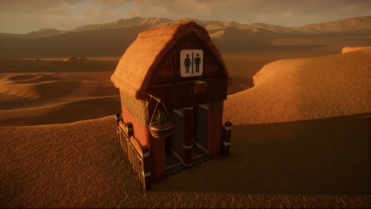 Afrika toilet