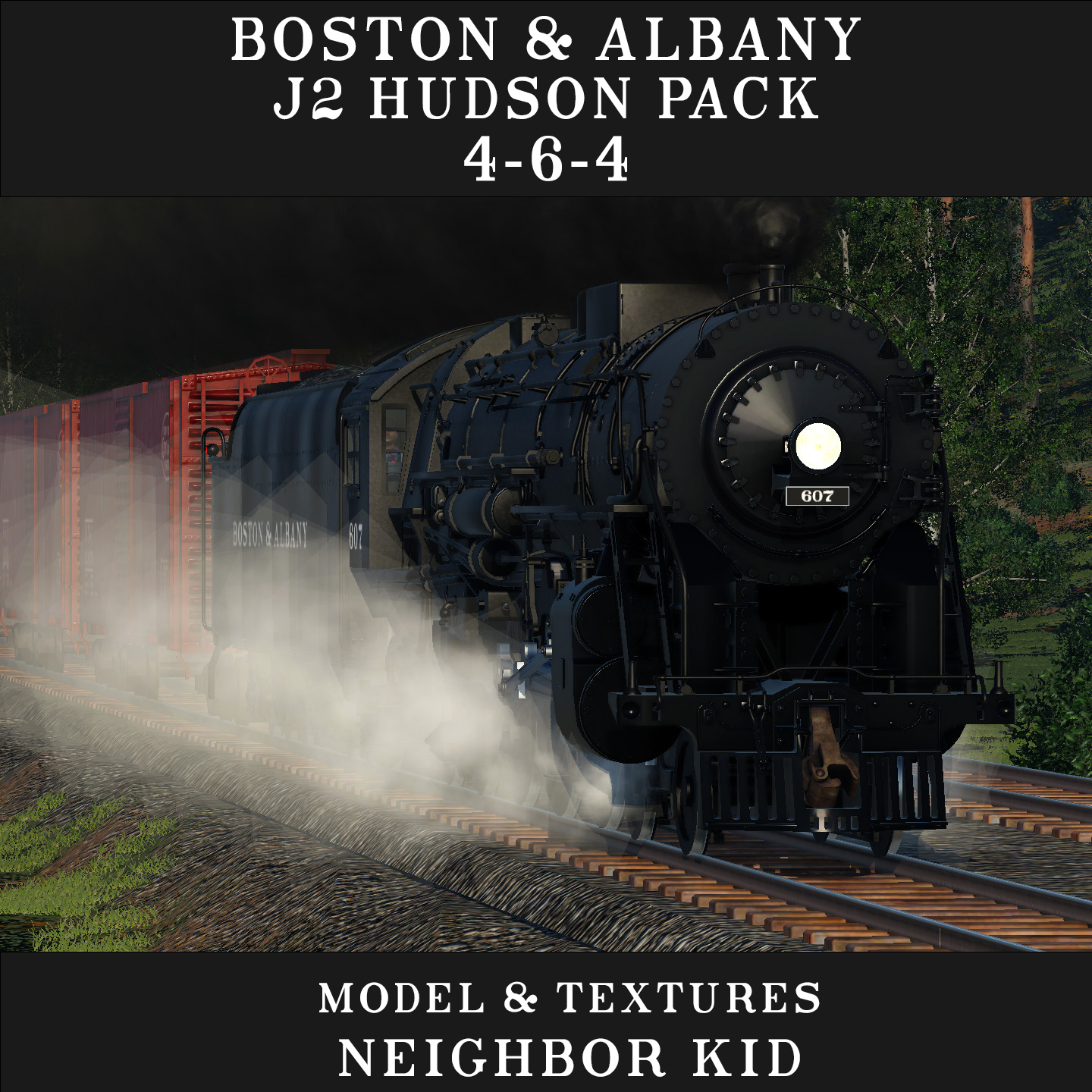 Steam Workshop::4-6-4 B&A J2 Hudson Pack Steam Workshop::4-6-4 B&A J2 Hudson Pack