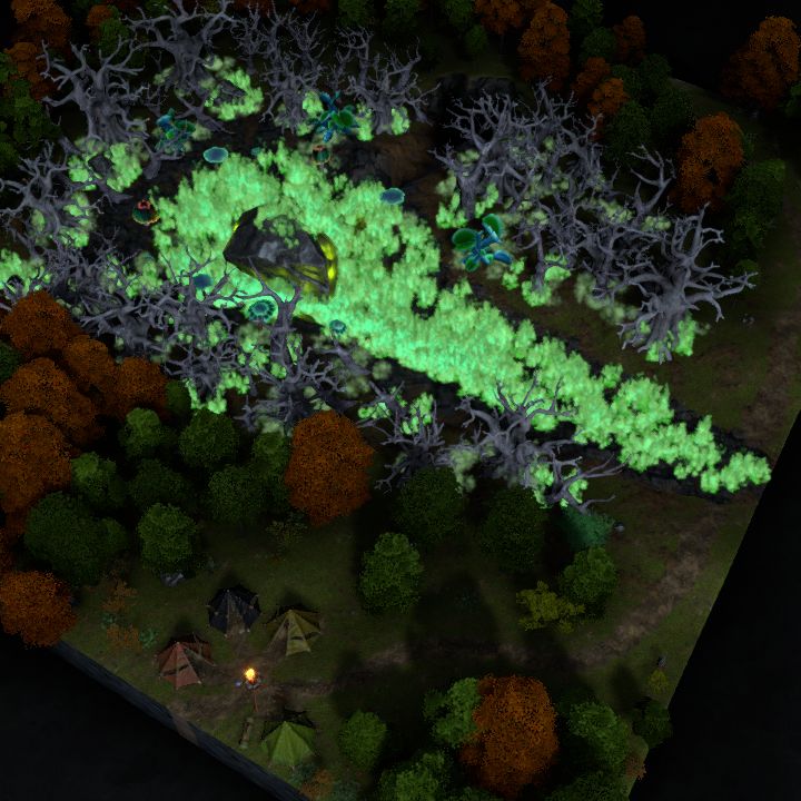 haunted forest - meteorite