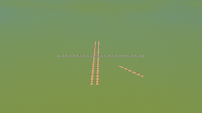 Single-track gravel road with street trees preview