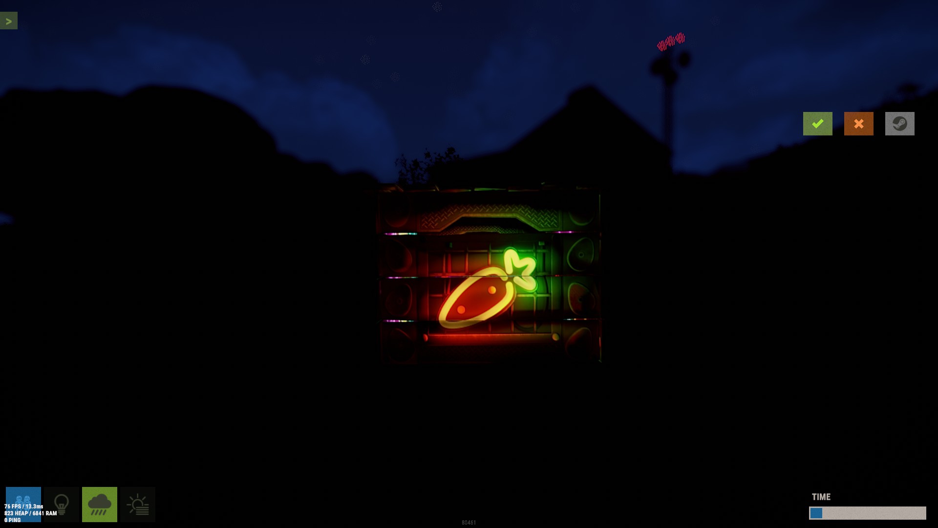 Neon Eggs Box