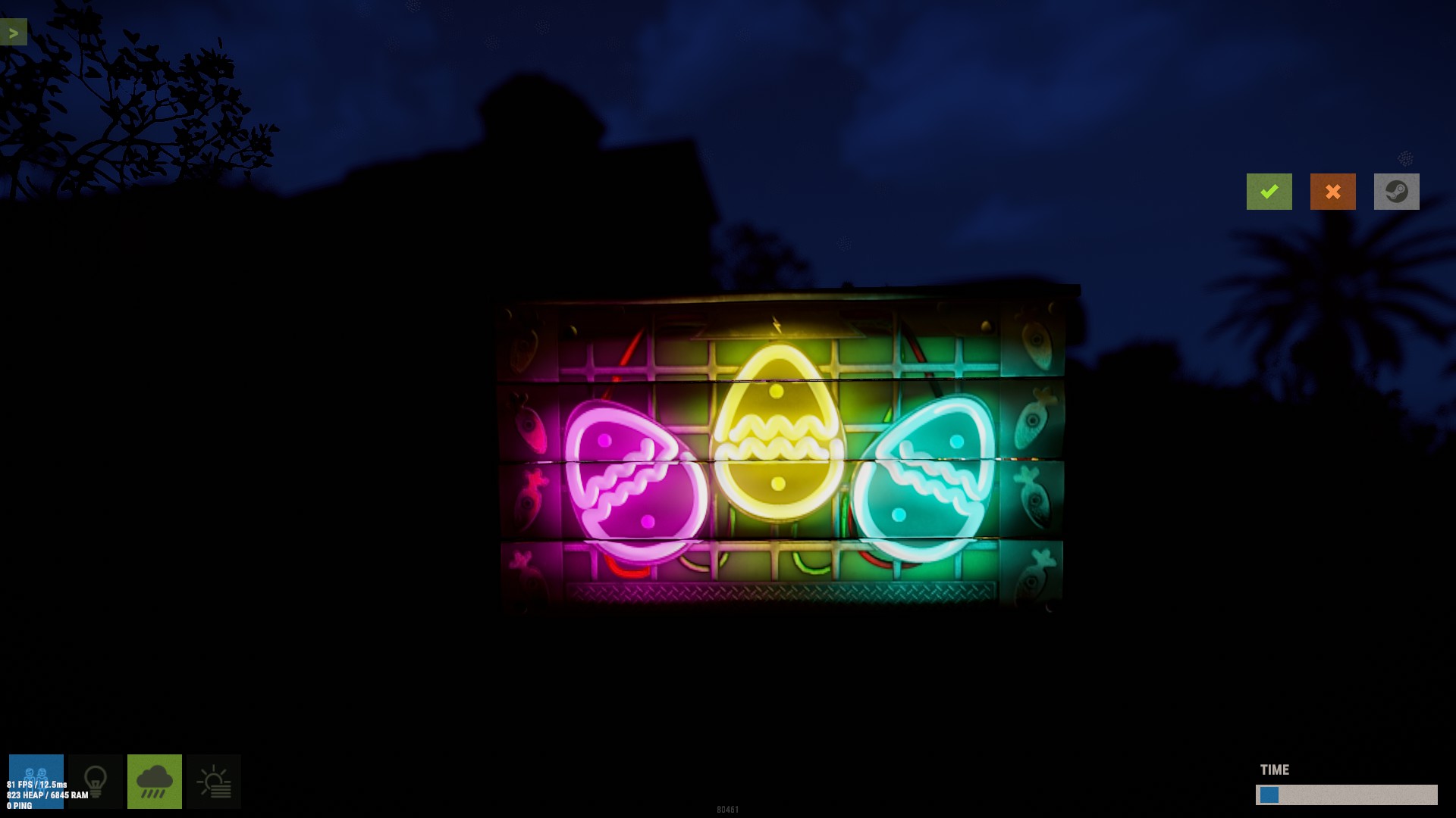 Neon Eggs Box