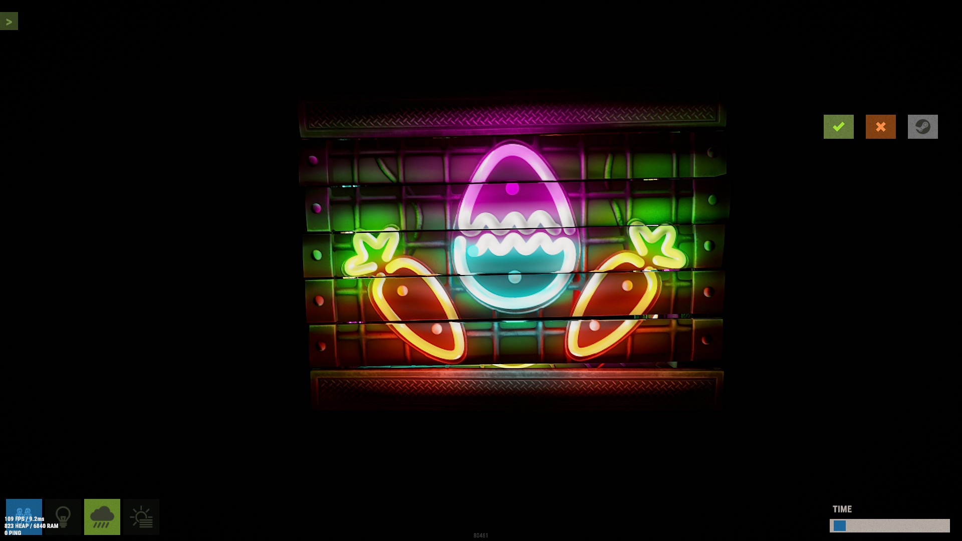 Neon Eggs Box