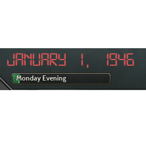 digital date font
