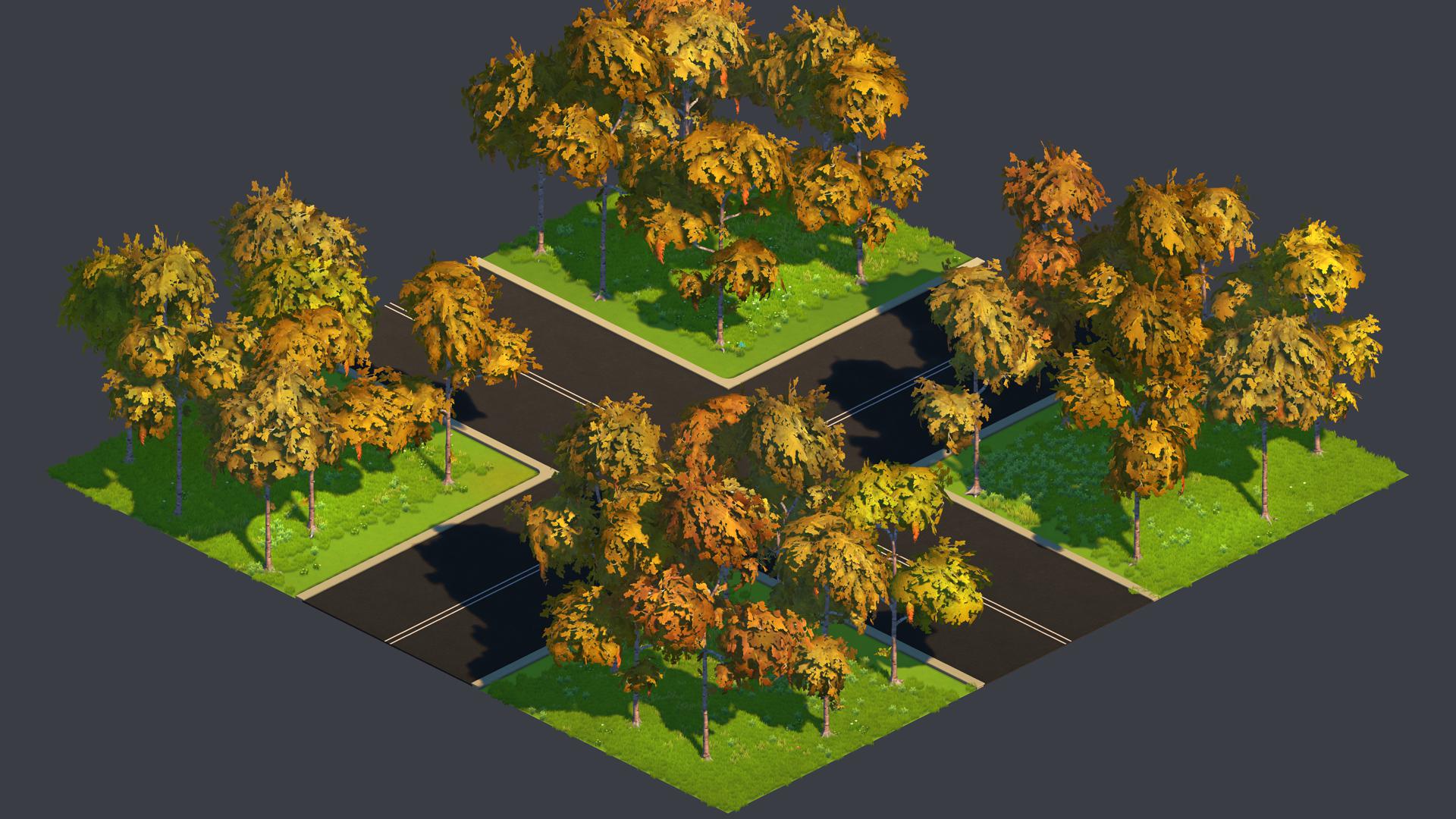 Birch standard road Four way.tile