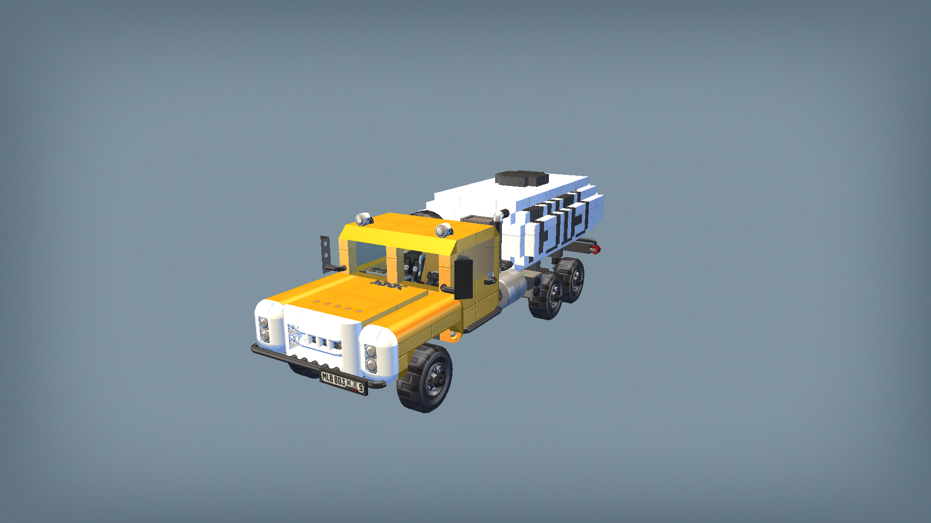 Offroad truck 02 fuel-cistern version (6x6)