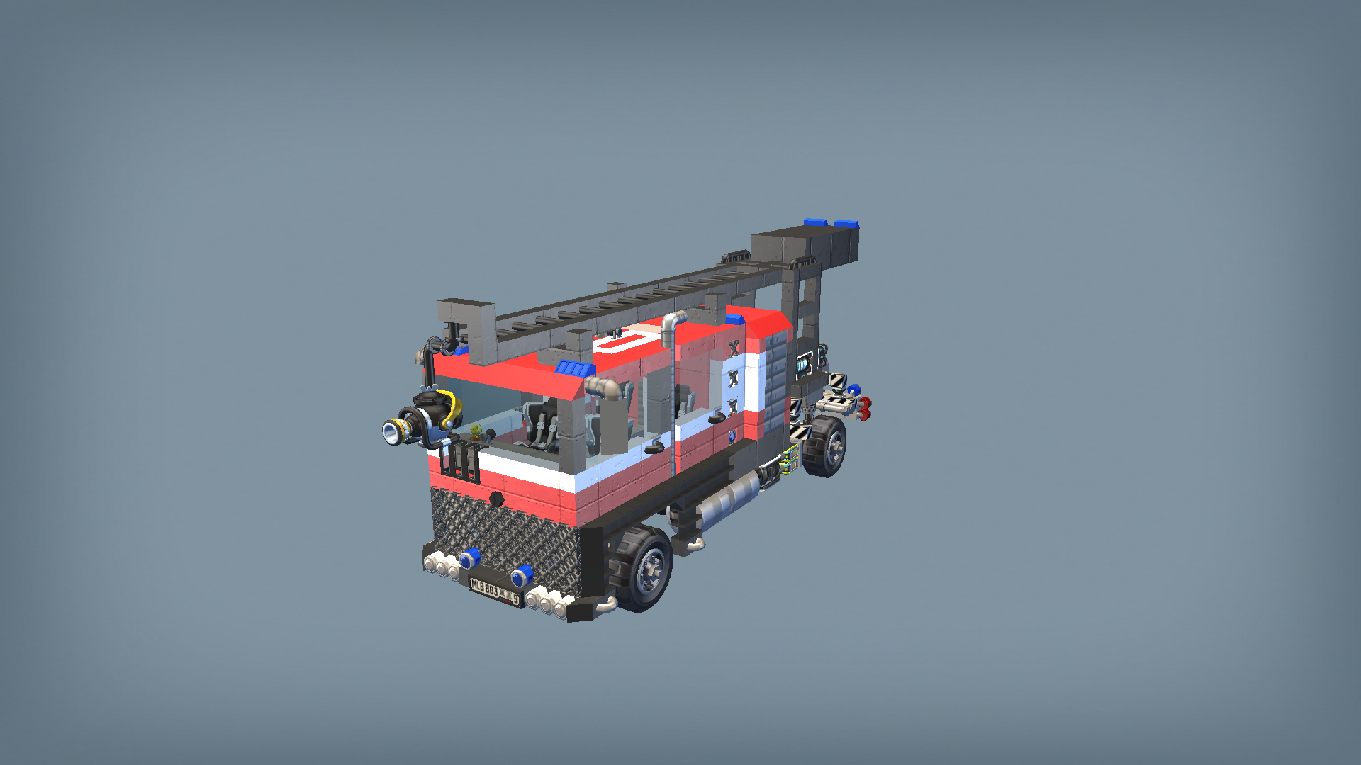 Truck 01 firefighter (ladder) (4x2)