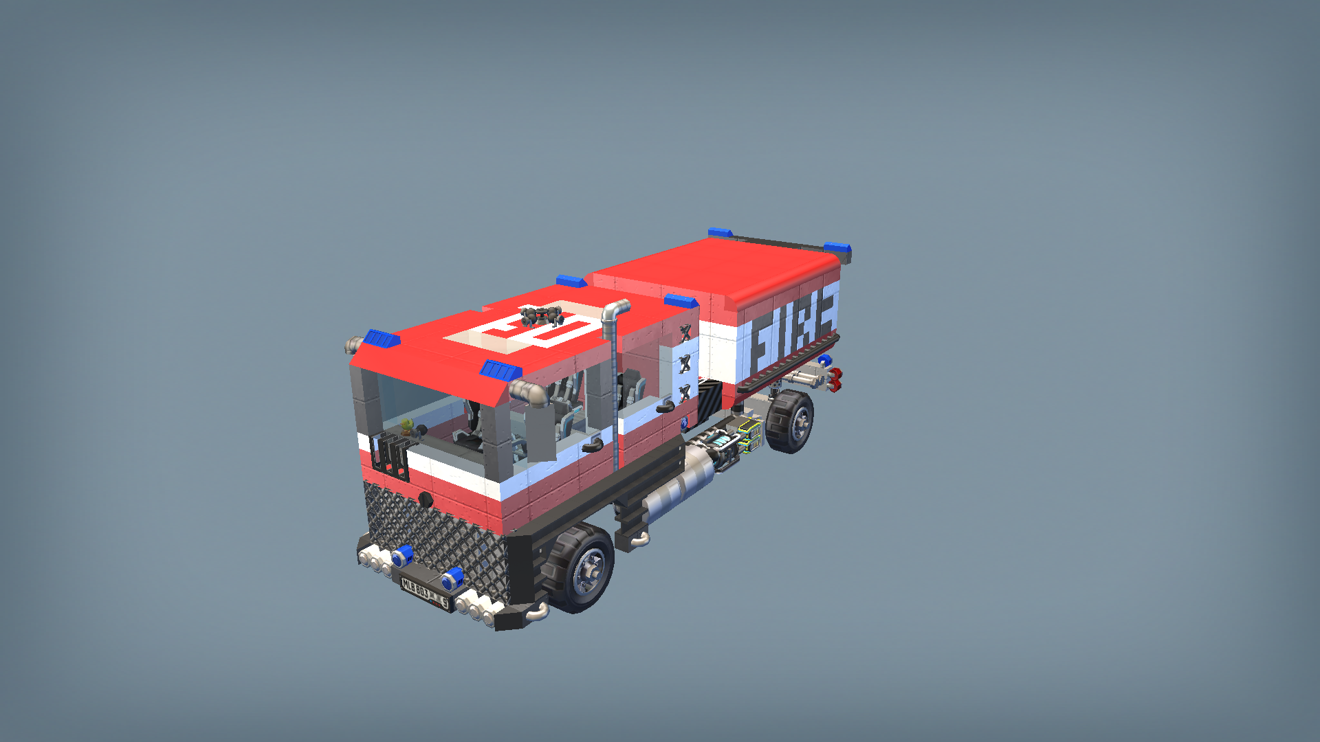 Truck 01 firefighter (cistern) (4x2)