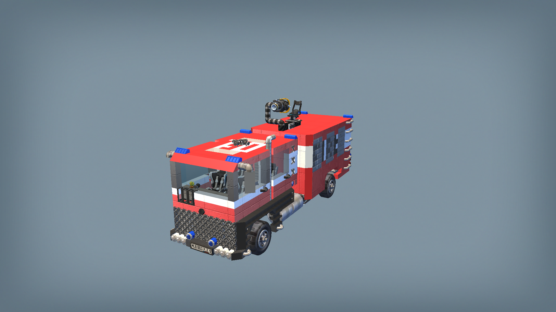 Truck 01 firefighter (universal) (4x2)