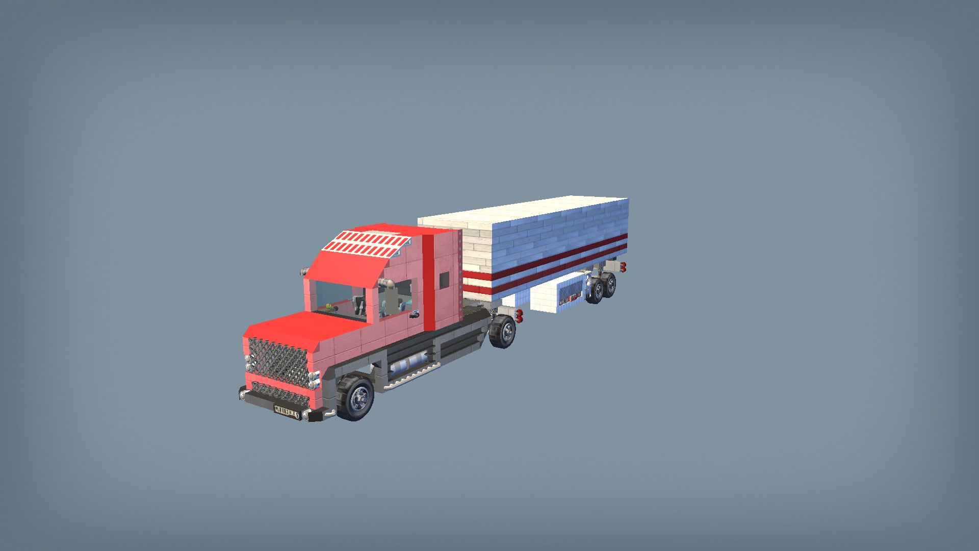High semi truck 02 classic version (4x2)