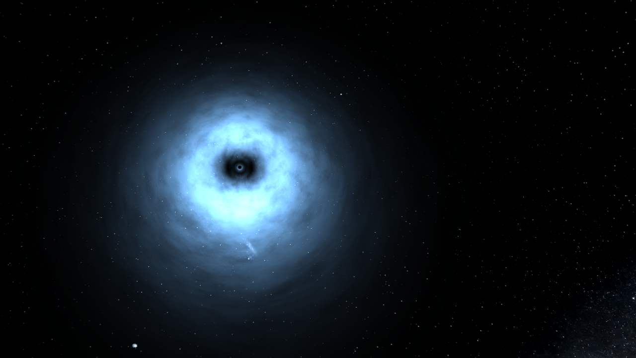 Black hole with accretion disk