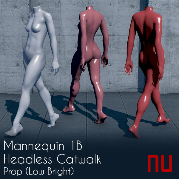 Headless Female Mannequin 1B | Catwalk (Low Bright)
