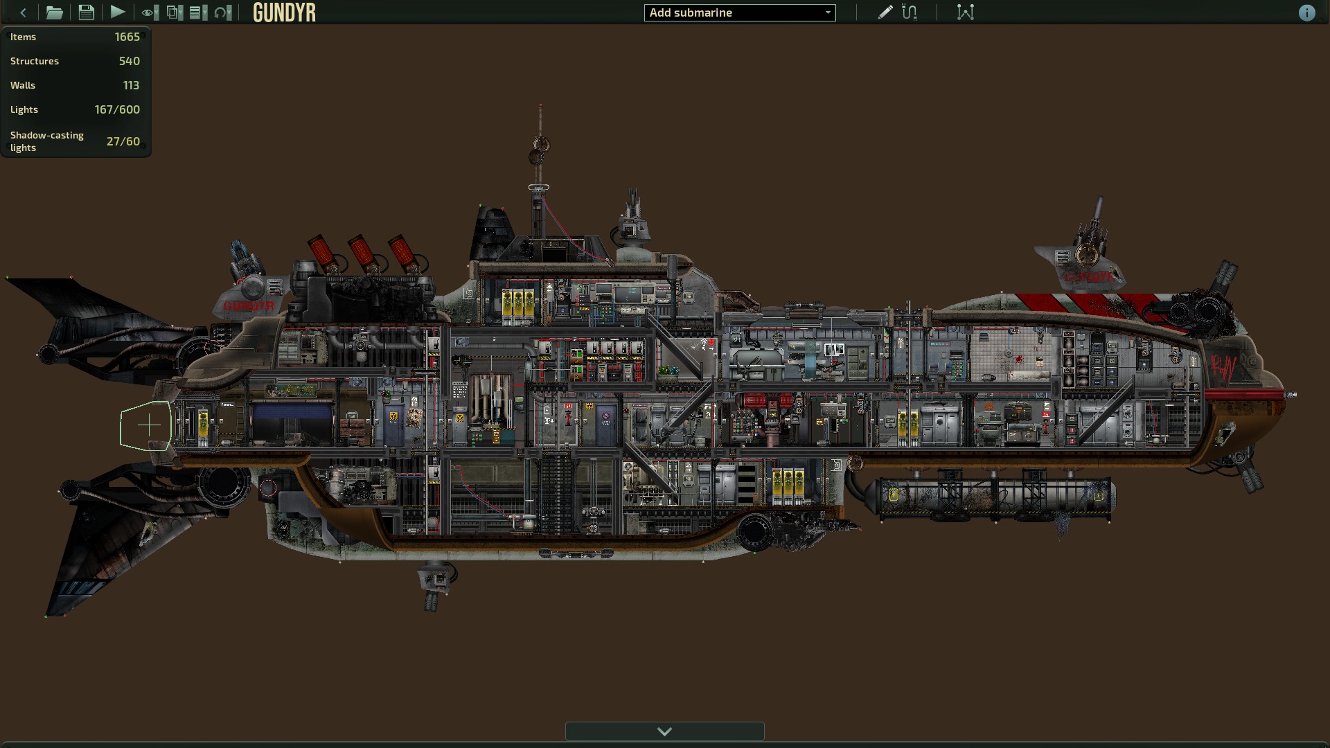 Gundyr - Tier III Attack sub – Barotrauma Mod