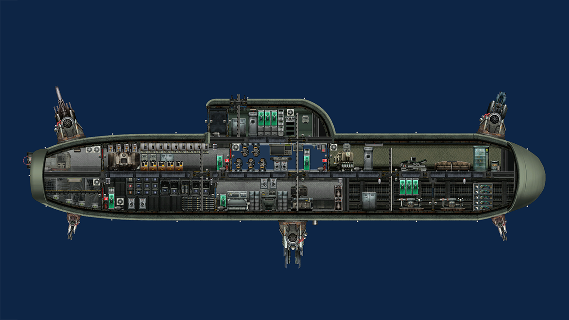自用Dugong改 – Barotrauma Mod