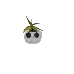 plant in Nightmare Before Christmas pot