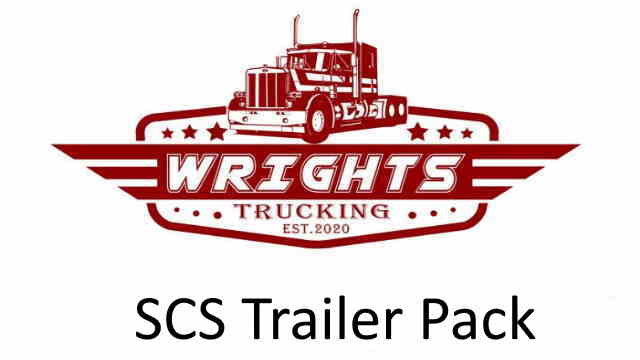 Wrights trucking New Logo SKIN ALL SCS Trailers
