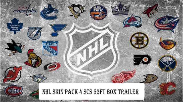 NHL SKIN Pack 4 SCS 53ft Box trailer