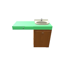 60's style bathroom sink preview