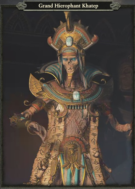 Multiple Lores for Grand Hierophant Khatep