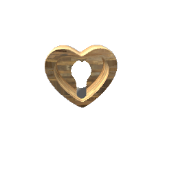 heart shaped wall light