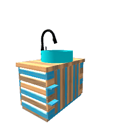 Bathroom pallet sink