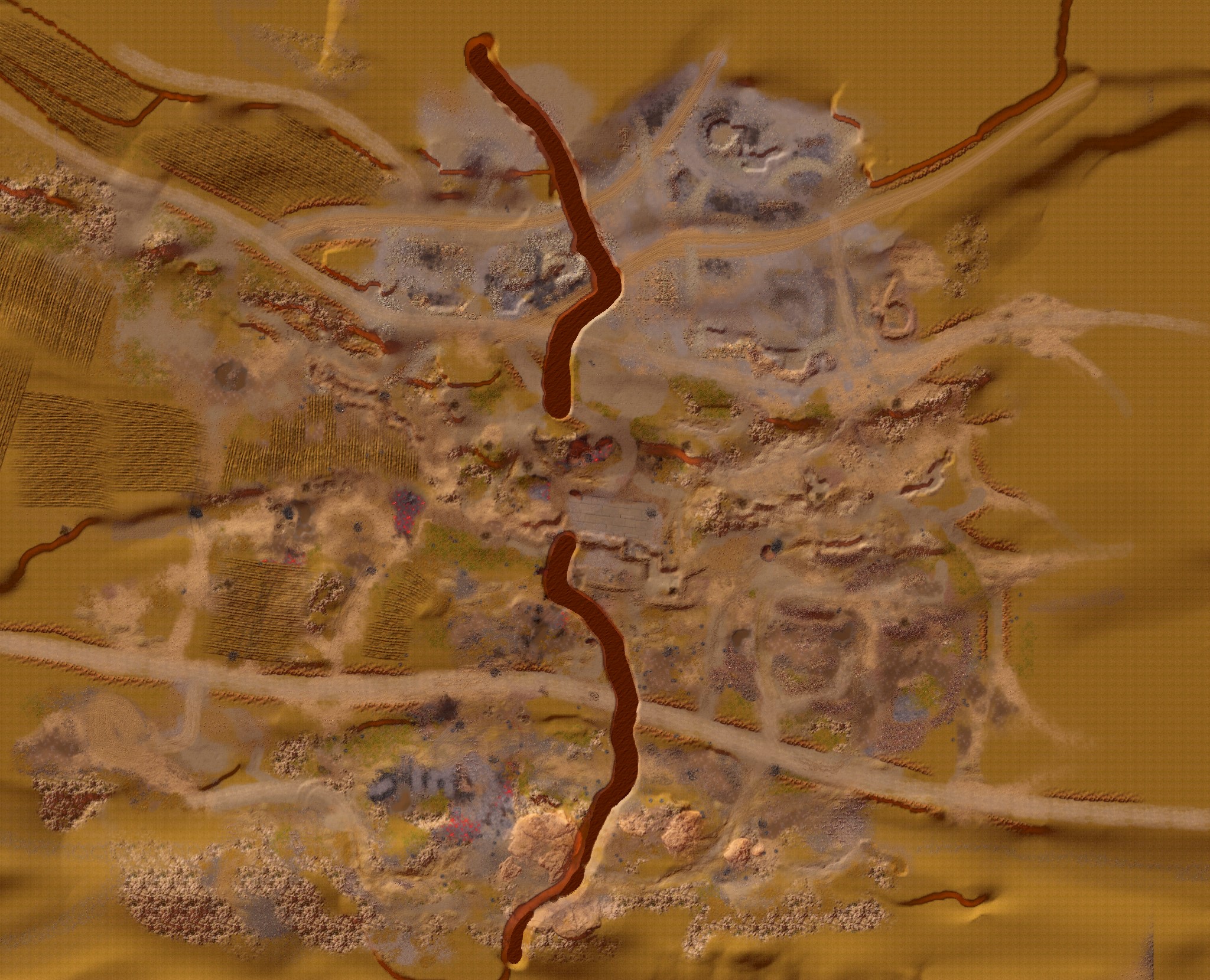 (8) winter line with rivers