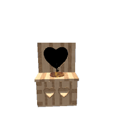 Pallet sink with heart preview