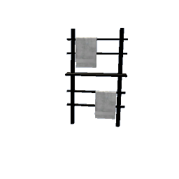 bathroom towel rack