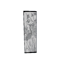 Frosted tree glass decor 3