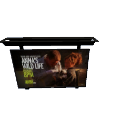 hanging from ceiling tv preview