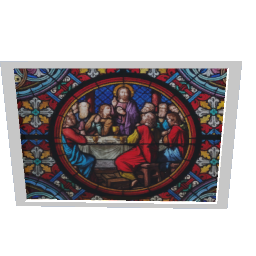 Last Supper window