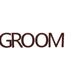 Groom wall decal preview