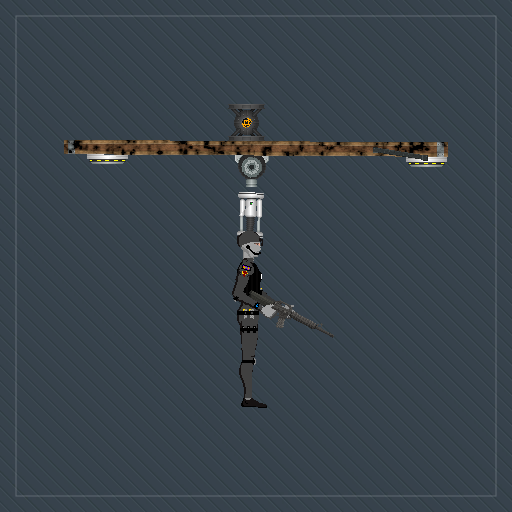 Drone carrying soldier