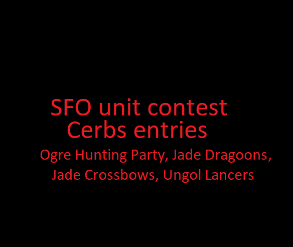 SFO unit contest - cerb entries