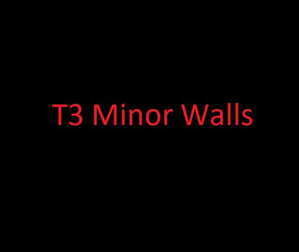 T3 minor walls