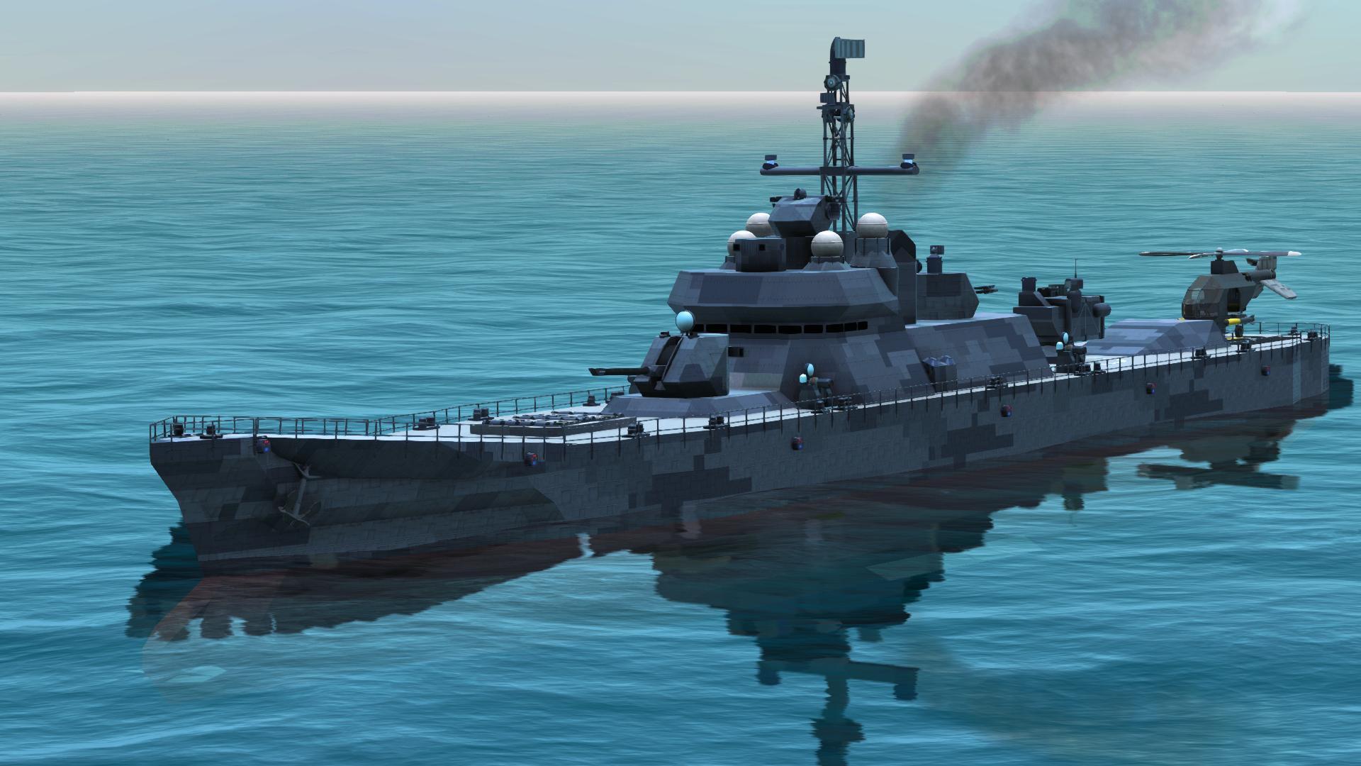 SR CLM-60 Trident Light Guided Missile Cruiser