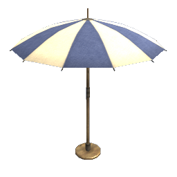 WfS Beach Parasol blue