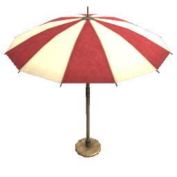WfS Beach Parasol red