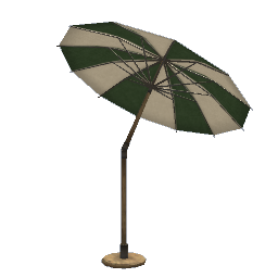 WfS Beach Parasol Kink green