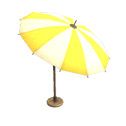 WfS Beach Parasol Kink yellow