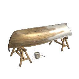 WfS Beach Boat painted white