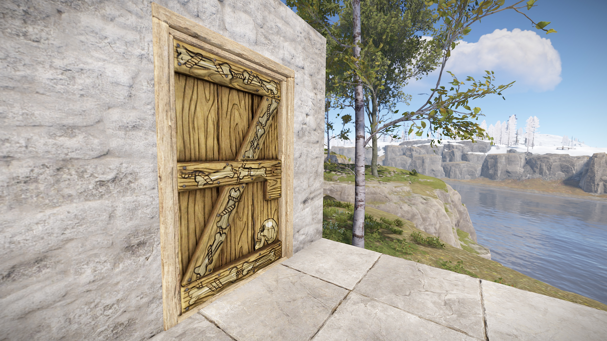 Rampage Wooden Door