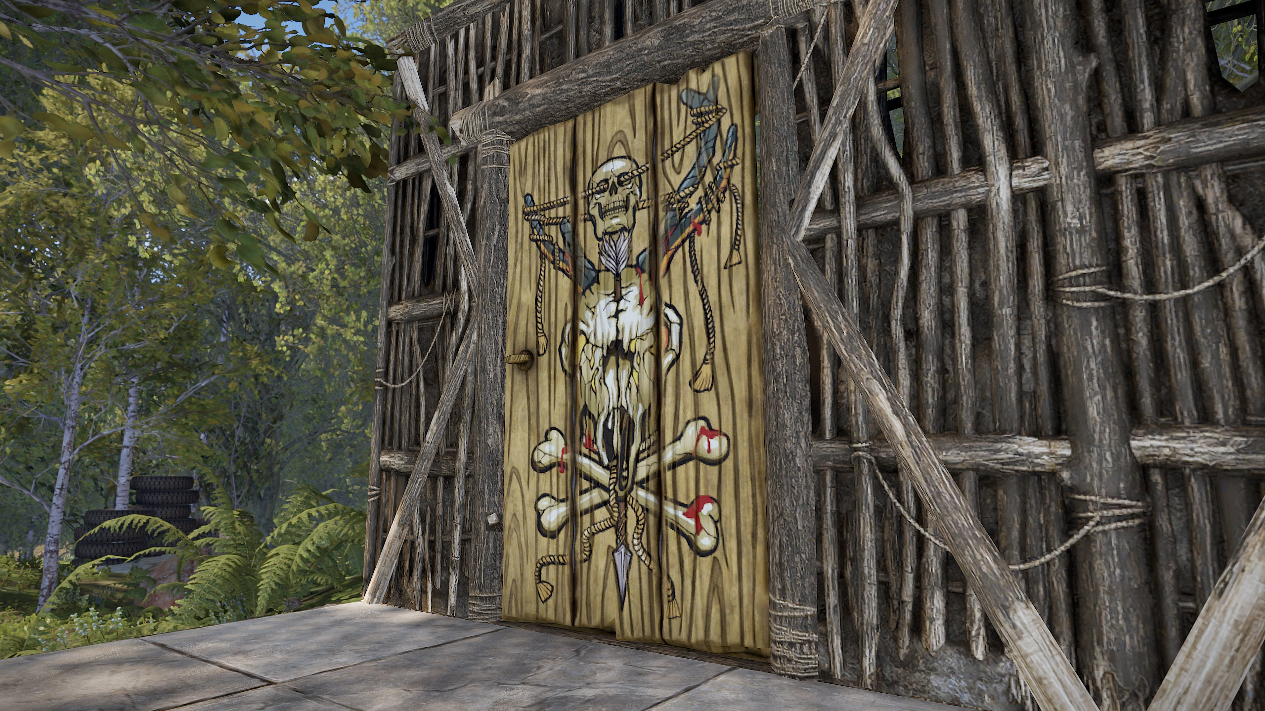 Rampage Wooden Door