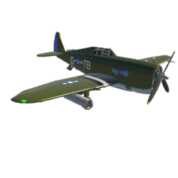 Republic P-47D Thunderbolt Pt.Wol Plane