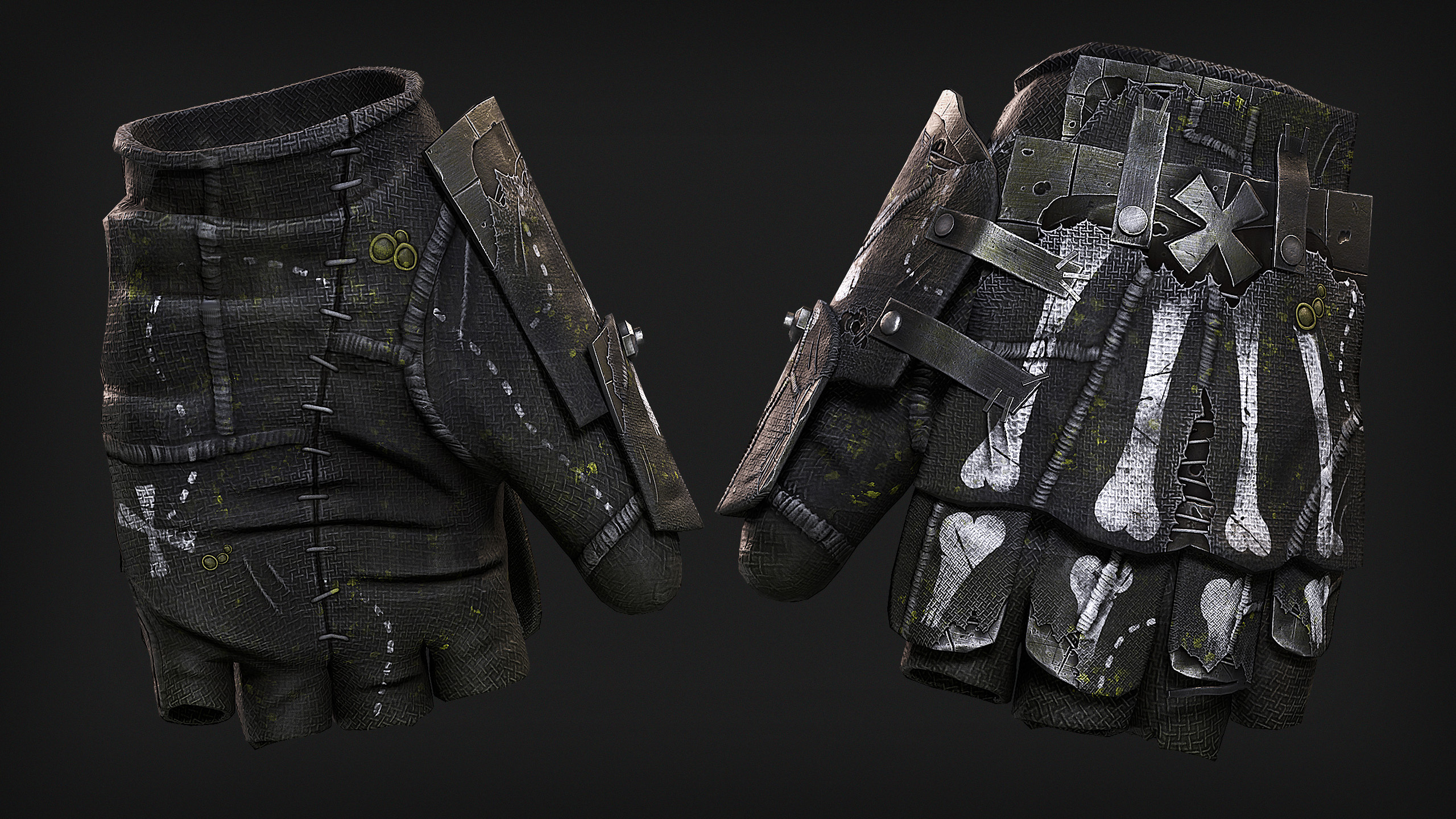 Pirate Roadsign Gloves