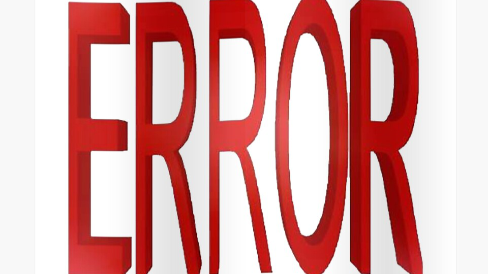 ERROR