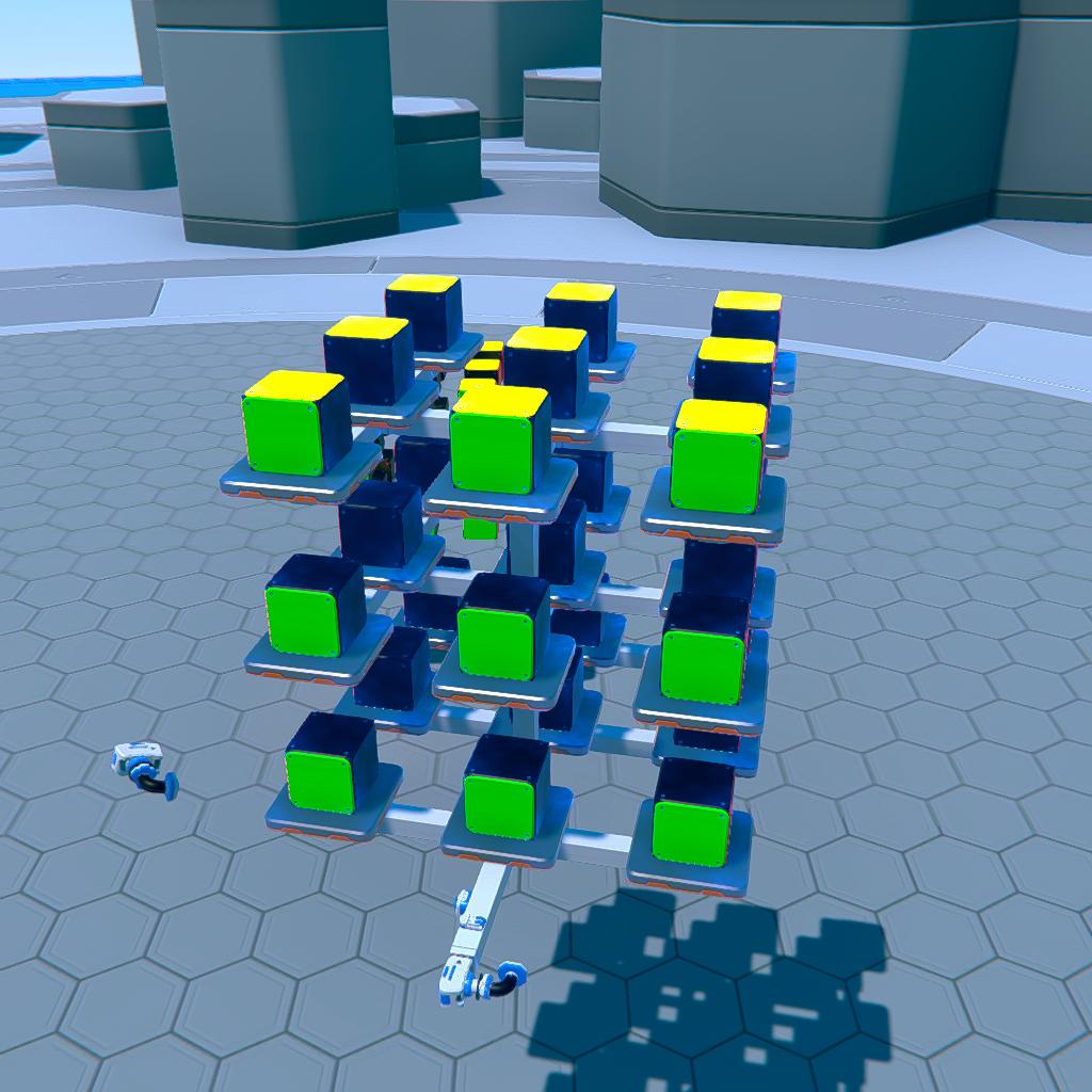 FLOATING RUBIK'S CUBE