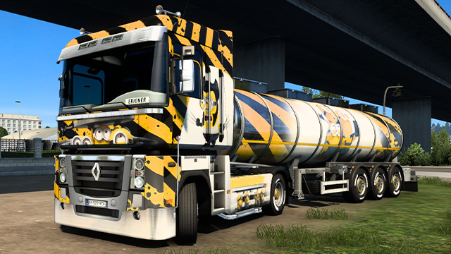 MINIONS Paintjob for the Renault Magnum